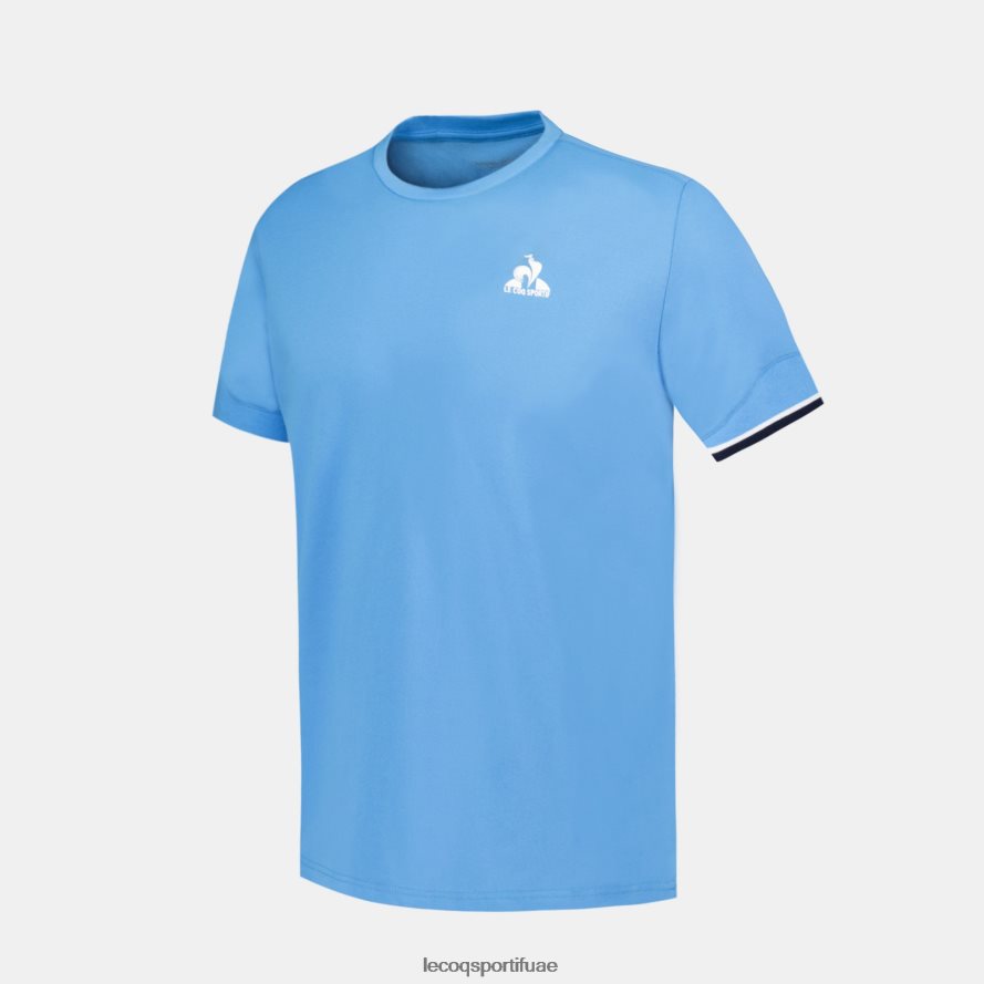 أزرق رجال تي شيرت أزرق Le Coq Sportif ملابس 2684VH209