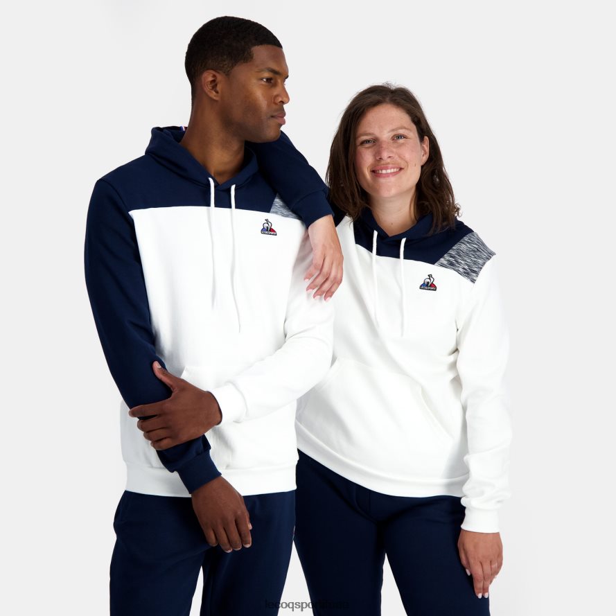 أبيض رجال مقنعين البلوز الأبيض Le Coq Sportif ملابس 2684VH20