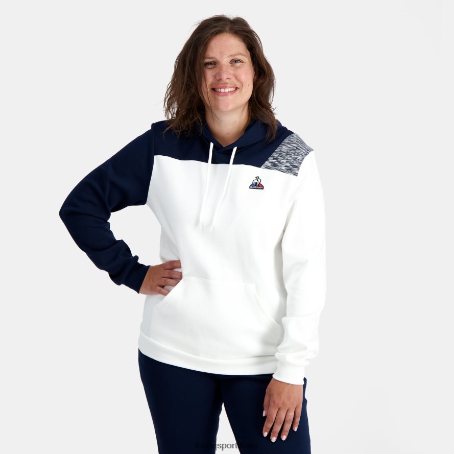 أبيض رجال مقنعين البلوز الأبيض Le Coq Sportif ملابس 2684VH20