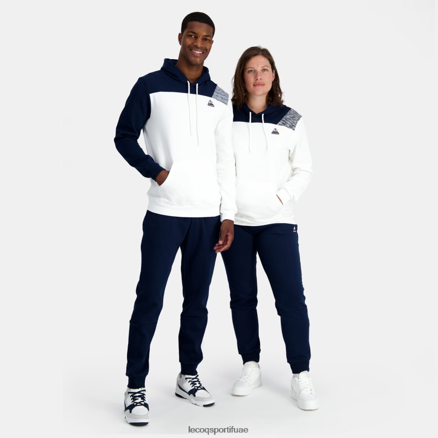 أبيض رجال مقنعين البلوز الأبيض Le Coq Sportif ملابس 2684VH20