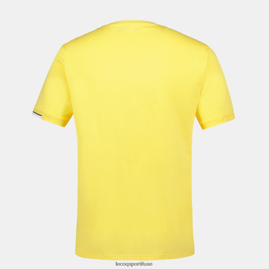 أصفر رجال تي شيرت أصفر Le Coq Sportif ملابس 2684VH211