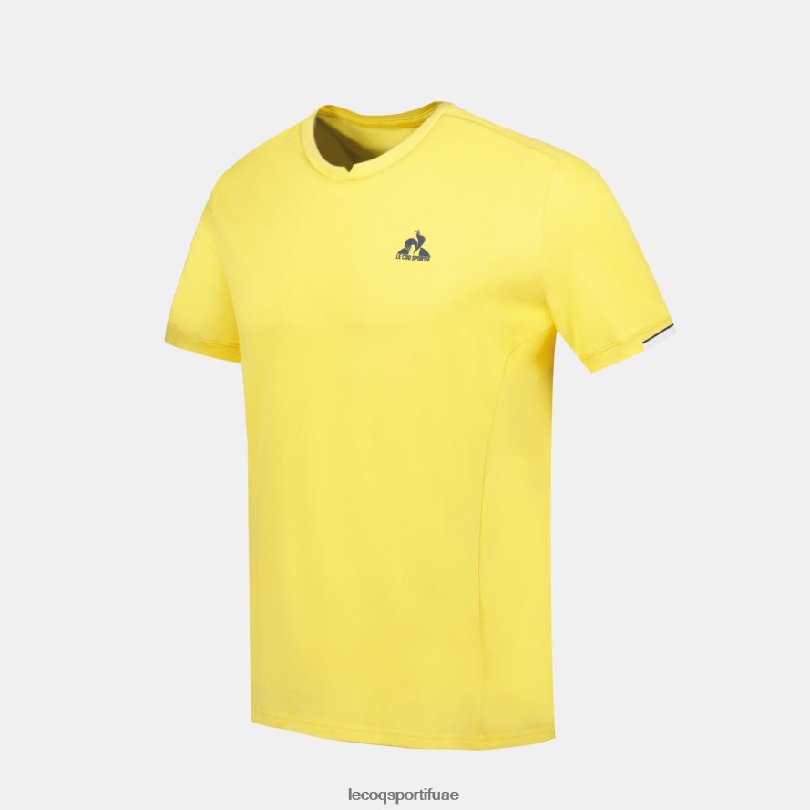 أصفر رجال تي شيرت أصفر Le Coq Sportif ملابس 2684VH211