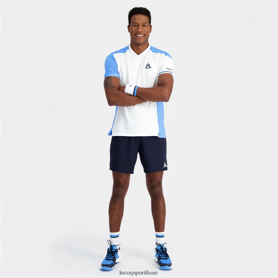 أبيض رجال تي شيرت أبيض Le Coq Sportif ملابس 2684VH212