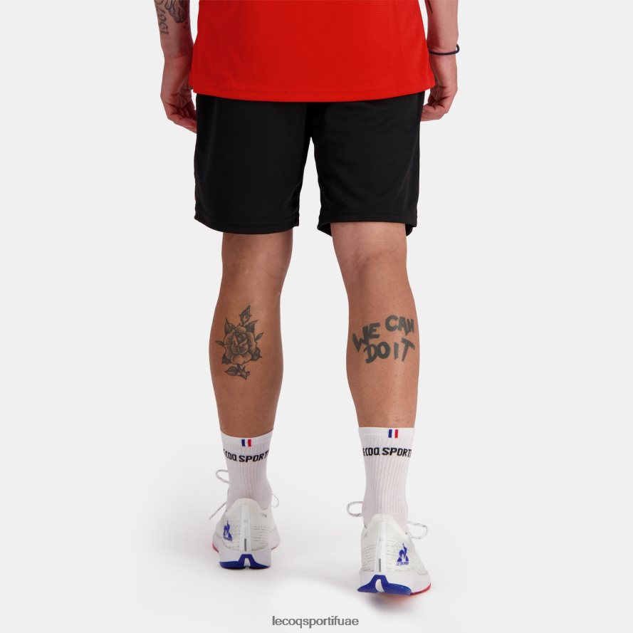 أسود رجال شورت أسود Le Coq Sportif ملابس 2684VH225