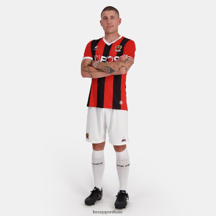 أبيض رجال شورت أبيض Le Coq Sportif ملابس 2684VH226