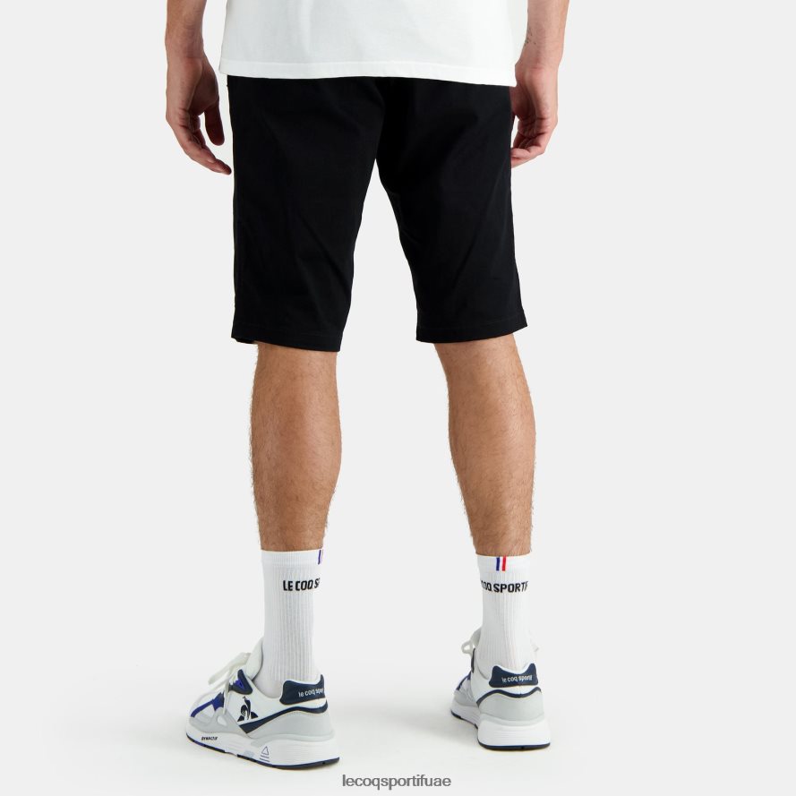 أسود رجال شورت أسود Le Coq Sportif ملابس 2684VH243