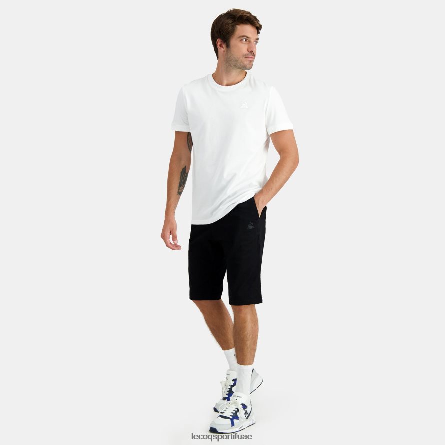 أسود رجال شورت أسود Le Coq Sportif ملابس 2684VH243