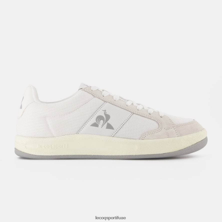 أبيض رجال فريق رماد الحذاء باللون الأبيض Le Coq Sportif أحذية 2684VH279