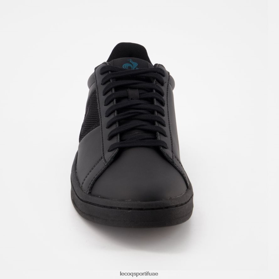 أسود رجال حذاء كلاسيكي ثلاثي الألوان ناعم باللون الأسود الداكن Le Coq Sportif أحذية 2684VH280