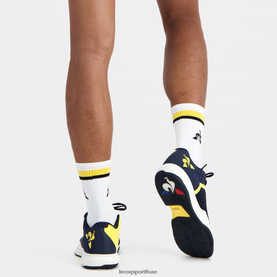 أبيض رجال جوارب كرة القدم بيضاء Le Coq Sportif مُكَمِّلات 2684VH289