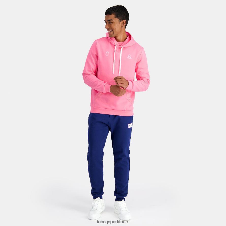 لون القرنفل رجال البلوز مقنعين الوردي Le Coq Sportif ملابس 2684VH30