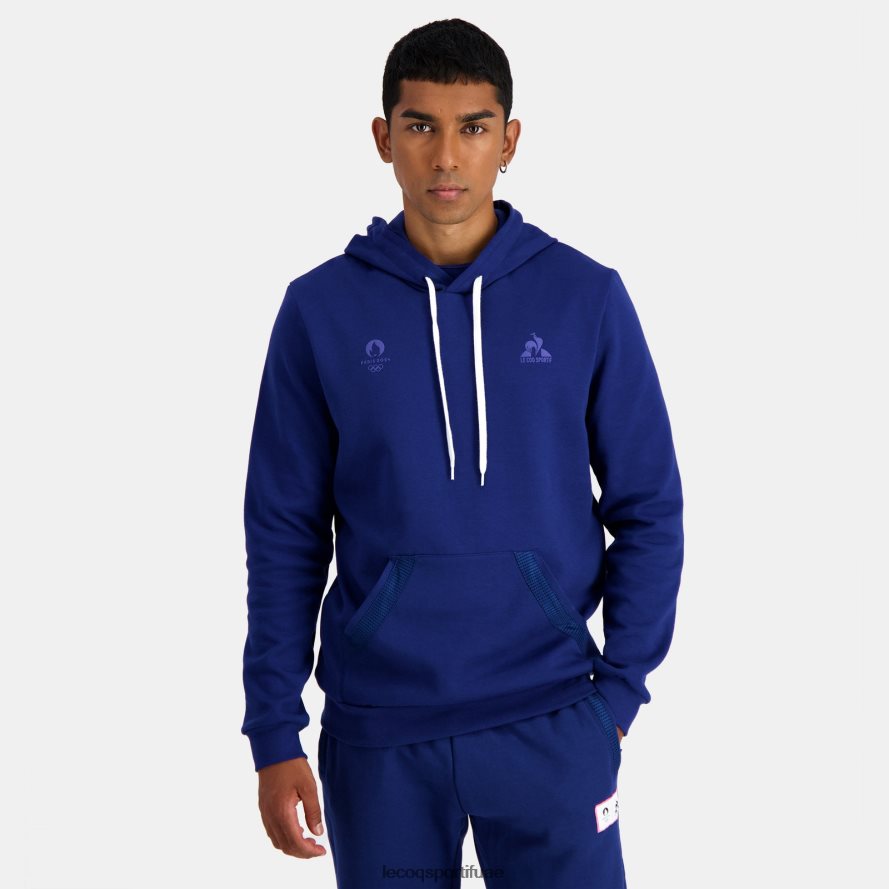 أزرق رجال مقنعين البلوز الأزرق Le Coq Sportif ملابس 2684VH31