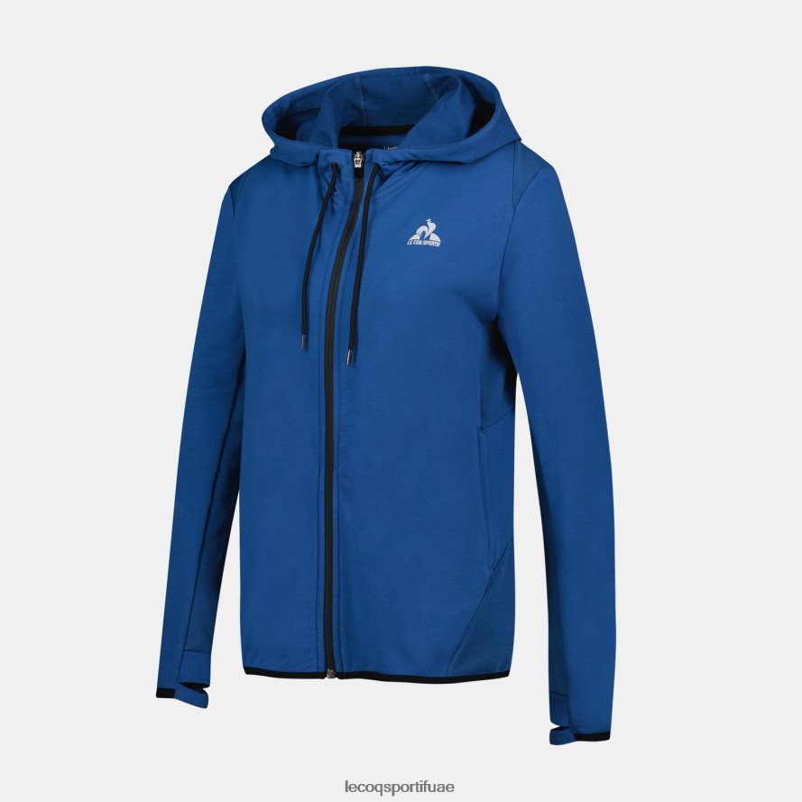 أزرق نحيف سترة مقنعين مع الرمز البريدي الأزرق Le Coq Sportif ملابس 2684VH315