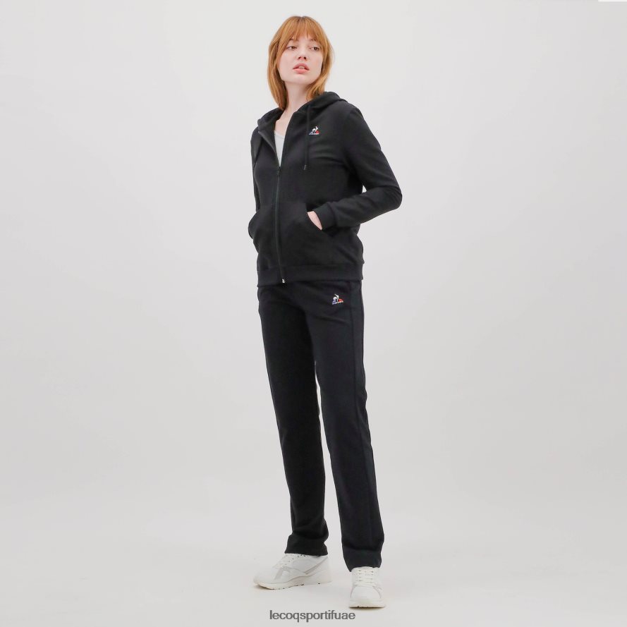 أسود نحيف سترة مقنعين مع الرمز البريدي الأسود Le Coq Sportif ملابس 2684VH319