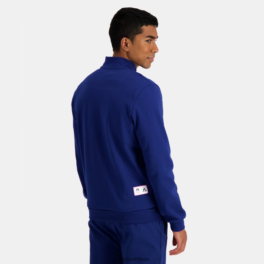 أزرق رجال البلوز مضغوط الأزرق Le Coq Sportif ملابس 2684VH32