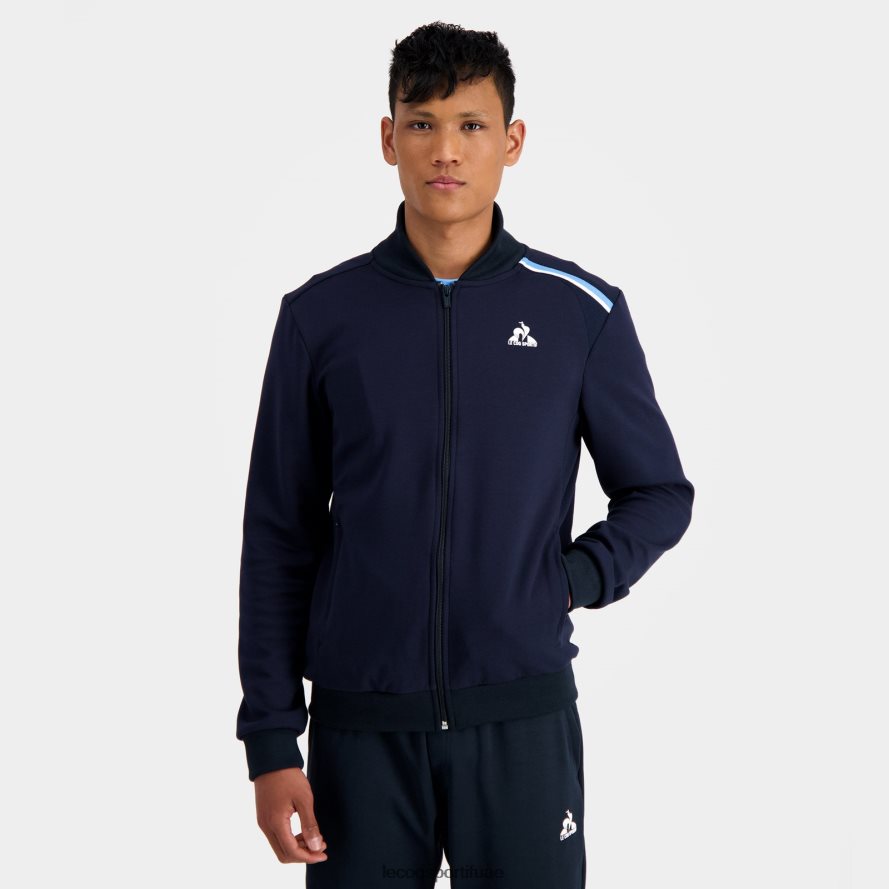 أزرق رجال البلوز مضغوط الأزرق Le Coq Sportif ملابس 2684VH34