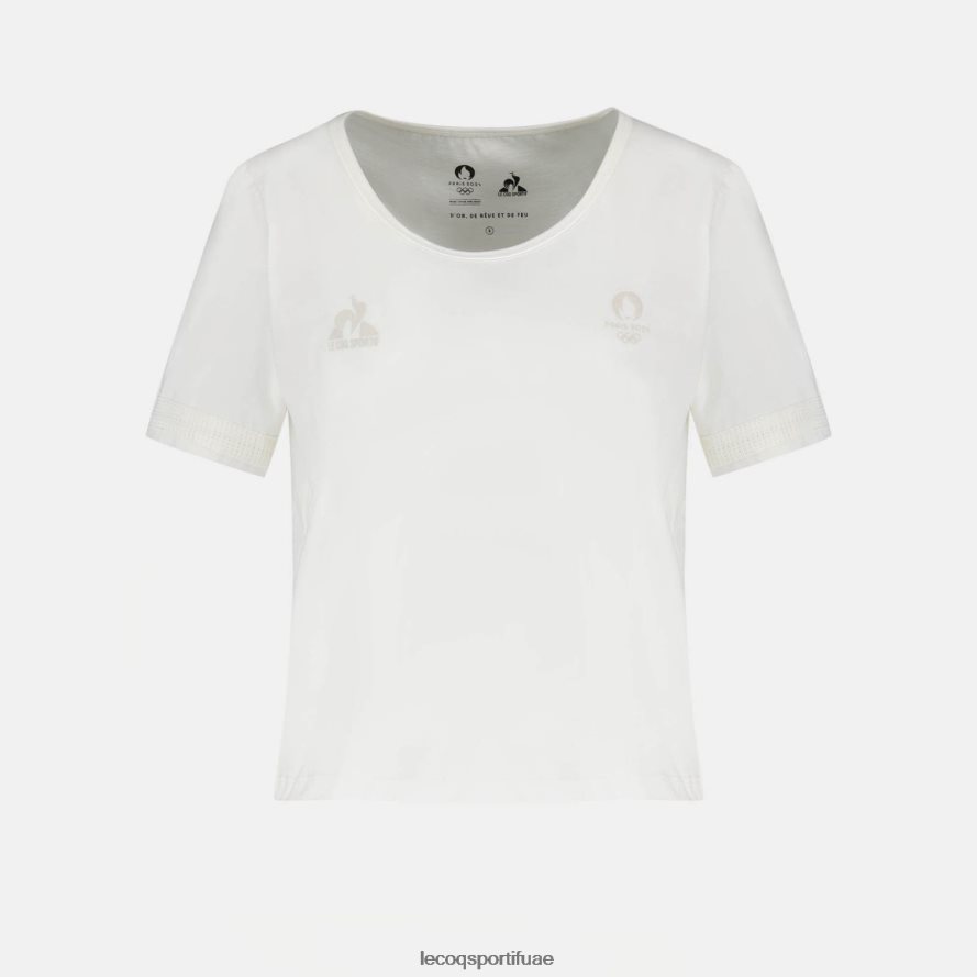 أبيض نحيف تي شيرت أبيض Le Coq Sportif ملابس 2684VH341