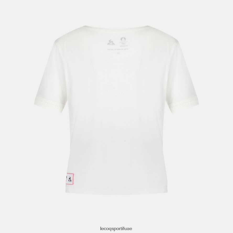 أبيض نحيف تي شيرت أبيض Le Coq Sportif ملابس 2684VH341