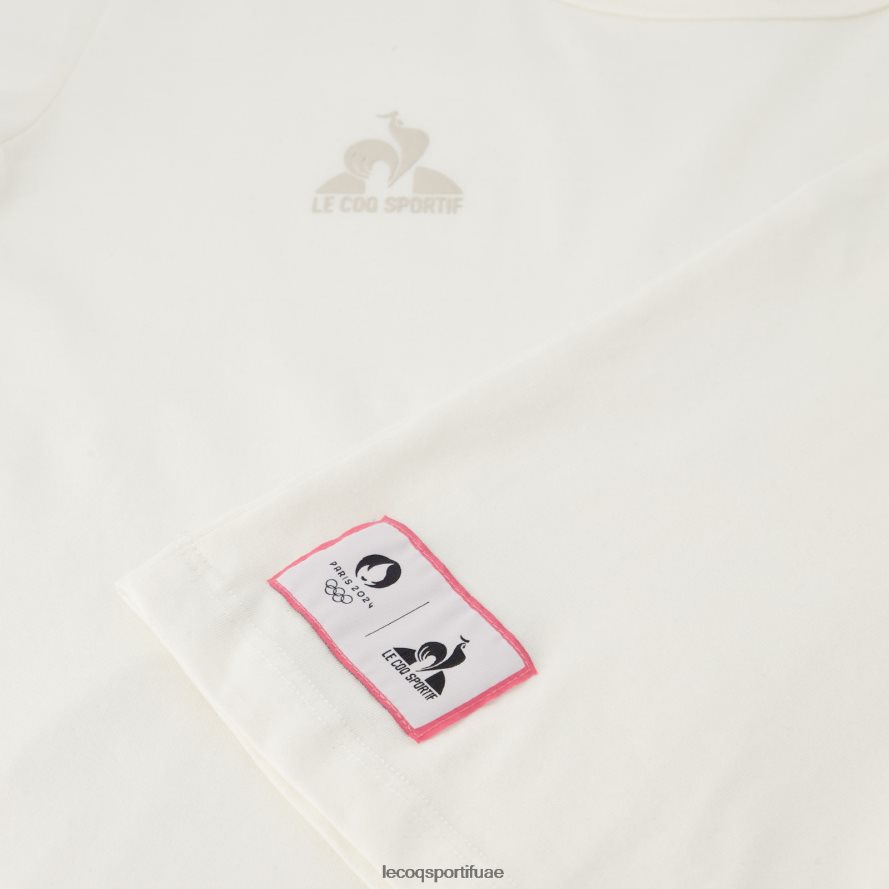 أبيض نحيف تي شيرت أبيض Le Coq Sportif ملابس 2684VH341