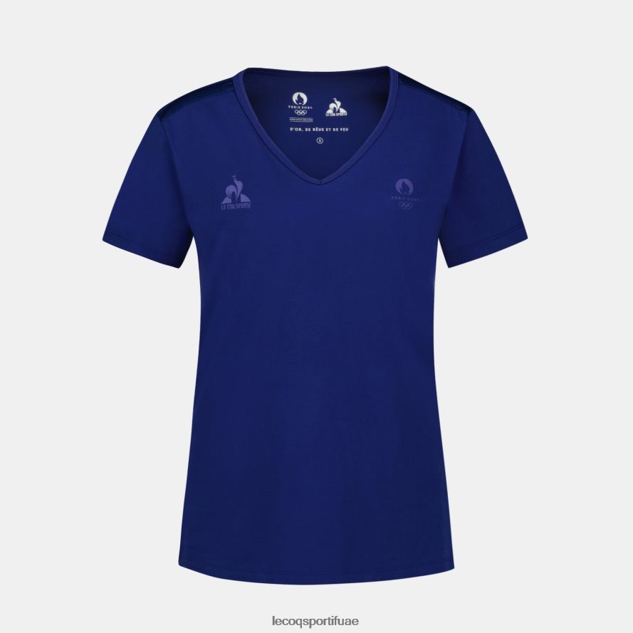 أزرق نحيف تي شيرت أزرق Le Coq Sportif ملابس 2684VH342