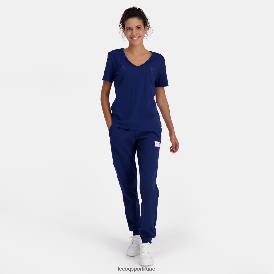 أزرق نحيف تي شيرت أزرق Le Coq Sportif ملابس 2684VH342