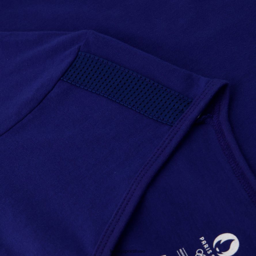 أزرق نحيف تي شيرت أزرق Le Coq Sportif ملابس 2684VH342