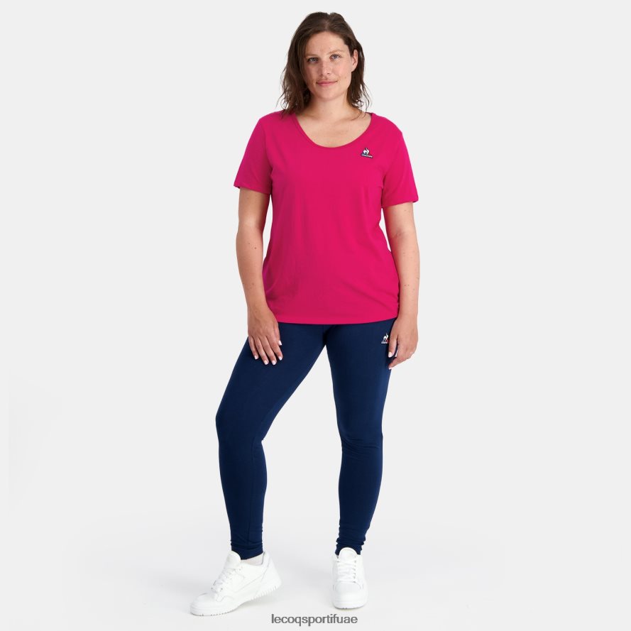 أحمر نحيف تي شيرت أحمر Le Coq Sportif ملابس 2684VH348