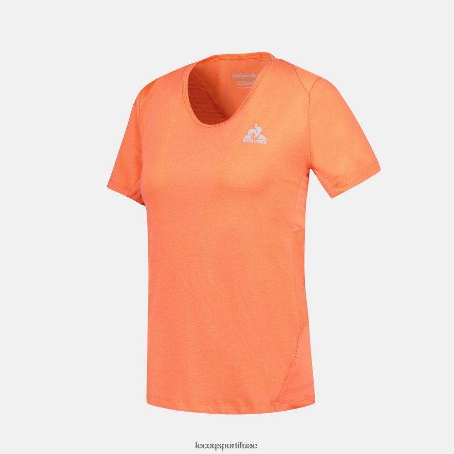 البرتقالي نحيف تي شيرت برتقالي Le Coq Sportif ملابس 2684VH355