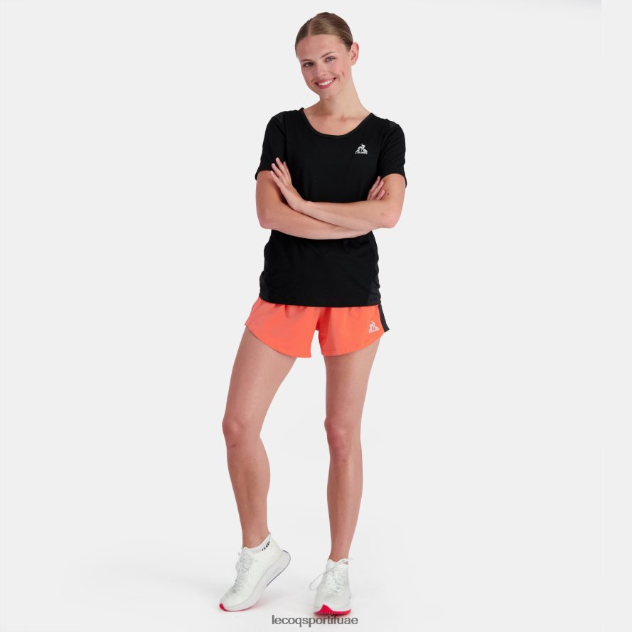 أسود نحيف تي شيرت أسود Le Coq Sportif ملابس 2684VH357