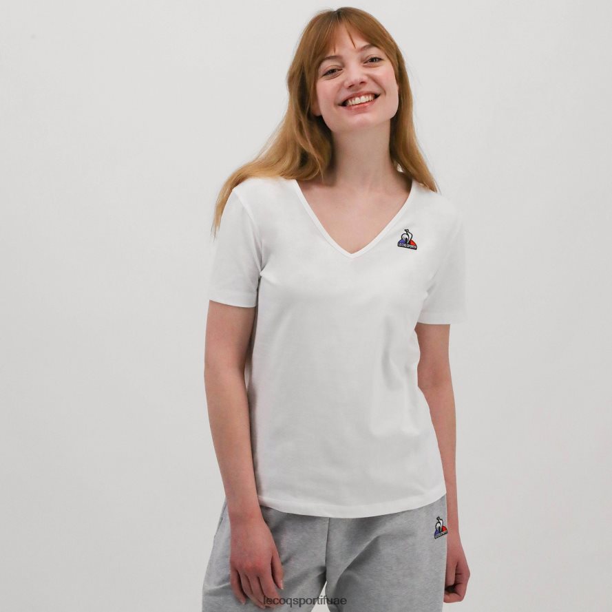 أبيض نحيف تي شيرت أبيض Le Coq Sportif ملابس 2684VH361