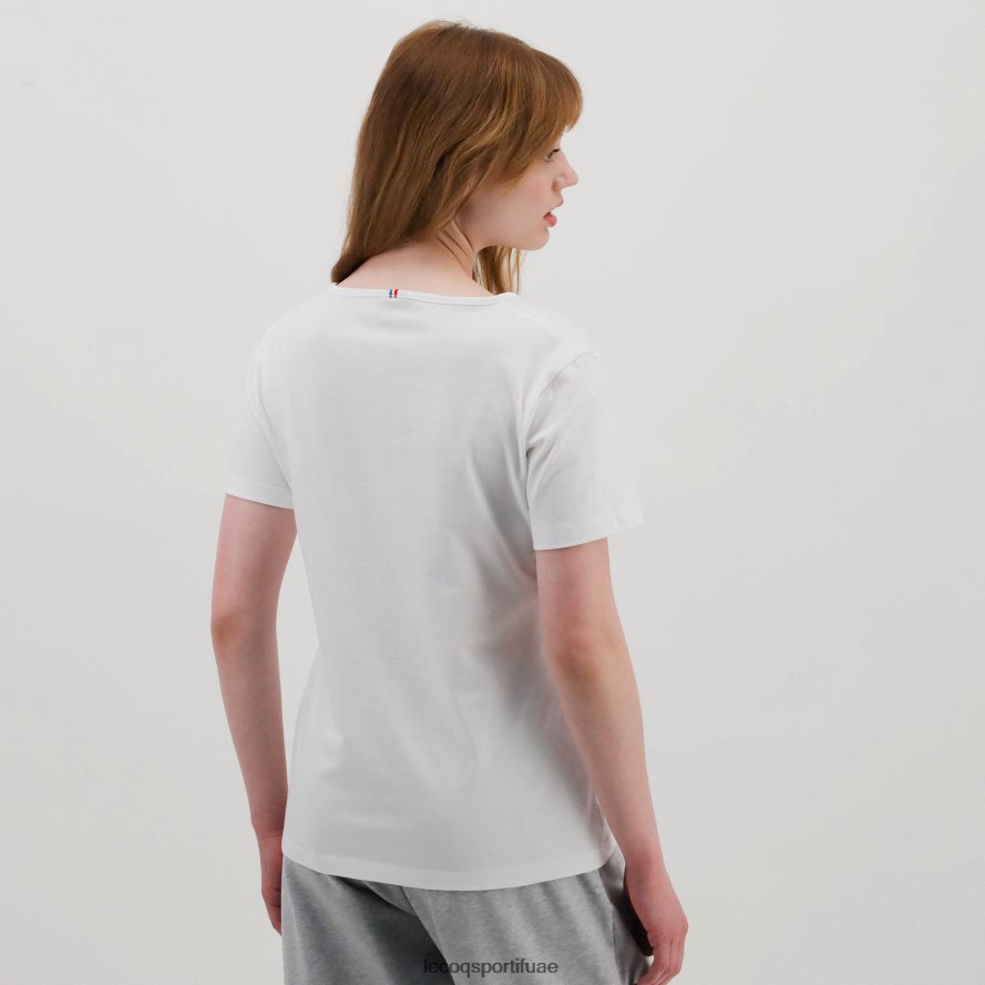 أبيض نحيف تي شيرت أبيض Le Coq Sportif ملابس 2684VH361