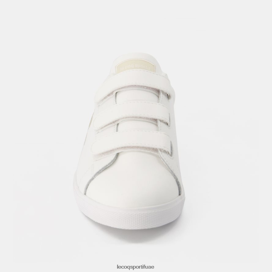 أبيض نحيف حذاء إلسا فيلكرو بريميوم أبيض Le Coq Sportif أحذية 2684VH371