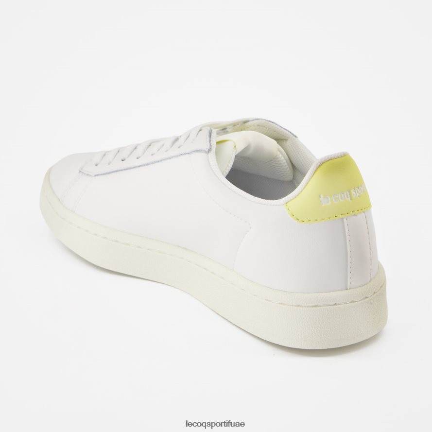 أبيض نحيف حذاء كلاسيكي ناعم باللون الأبيض Le Coq Sportif أحذية 2684VH373