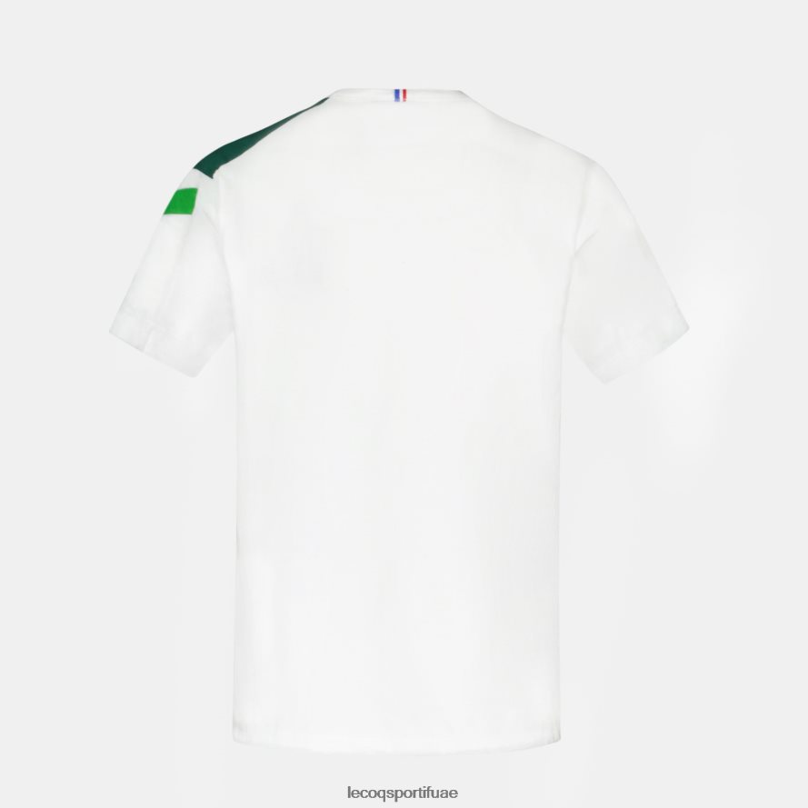 أبيض أطفال تي شيرت أبيض Le Coq Sportif ملابس 2684VH382