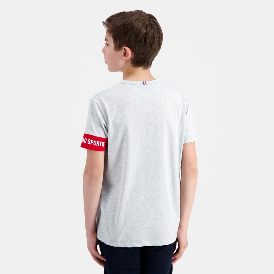 رمادي أطفال تي شيرت رمادي Le Coq Sportif ملابس 2684VH384