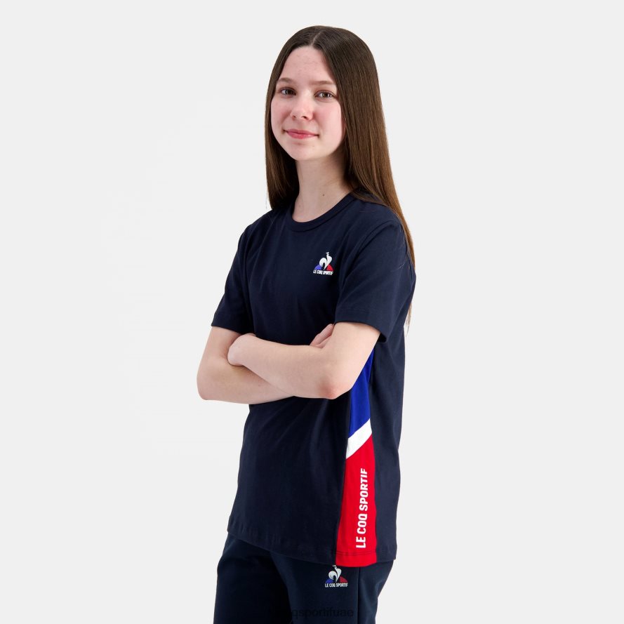 أزرق أطفال تي شيرت أزرق Le Coq Sportif ملابس 2684VH385