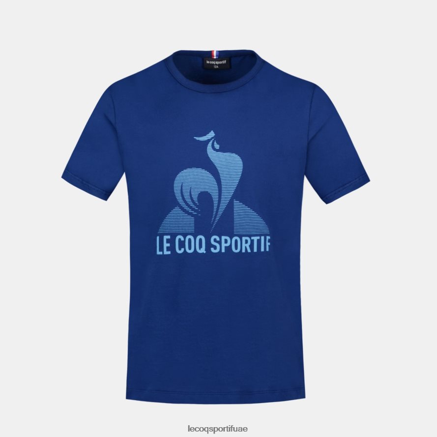 أزرق أطفال تي شيرت أزرق Le Coq Sportif ملابس 2684VH386