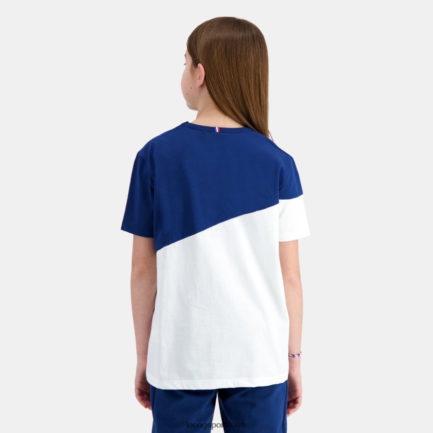 أبيض أطفال تي شيرت أبيض Le Coq Sportif ملابس 2684VH387