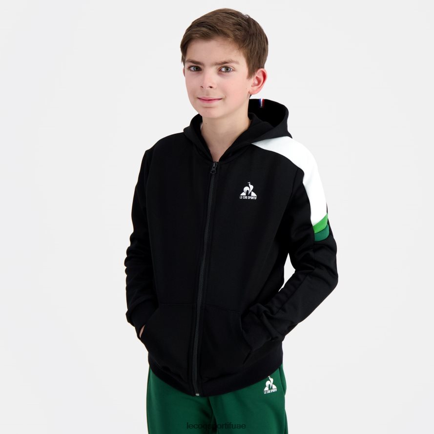 متعدد الألوان أطفال سترة بغطاء رأس وسحاب، متعددة الألوان Le Coq Sportif ملابس 2684VH391
