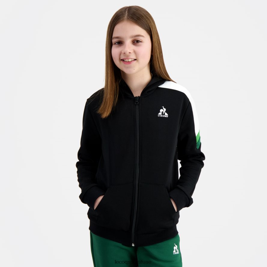 متعدد الألوان أطفال سترة بغطاء رأس وسحاب، متعددة الألوان Le Coq Sportif ملابس 2684VH391