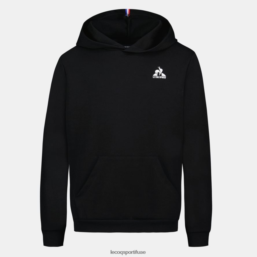 أسود أطفال مقنعين البلوز الأسود Le Coq Sportif ملابس 2684VH399