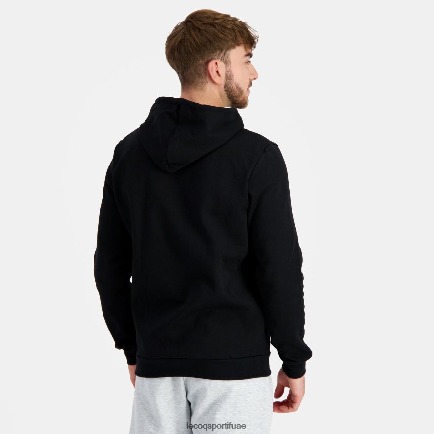 أسود رجال مقنعين البلوز الأسود Le Coq Sportif ملابس 2684VH39