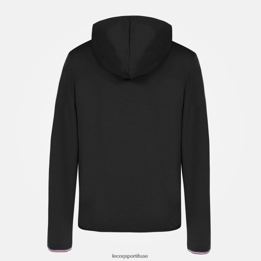 أسود أطفال سترة مقنعين مع الرمز البريدي الأسود Le Coq Sportif ملابس 2684VH400