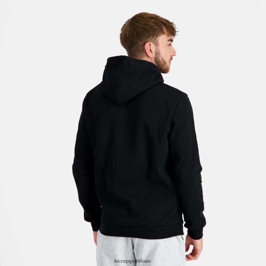 أسود رجال مقنعين البلوز الأسود Le Coq Sportif ملابس 2684VH41