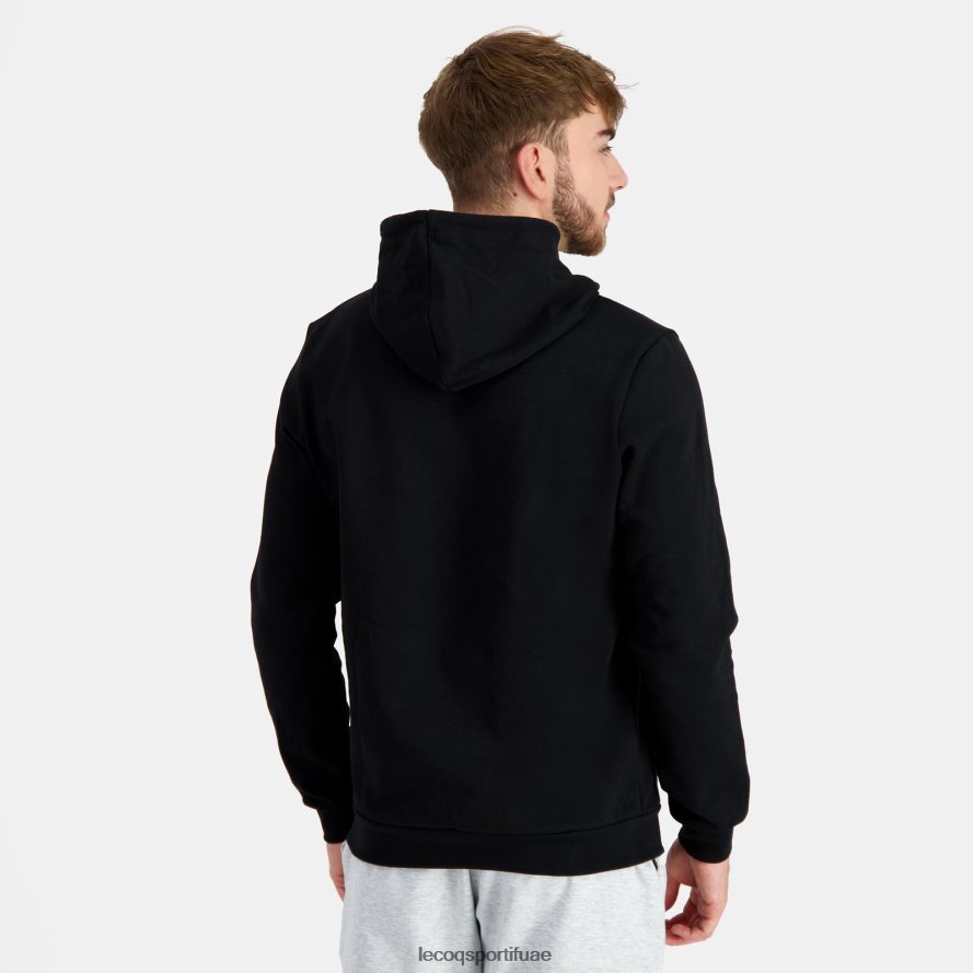 أسود رجال مقنعين البلوز الأسود Le Coq Sportif ملابس 2684VH42