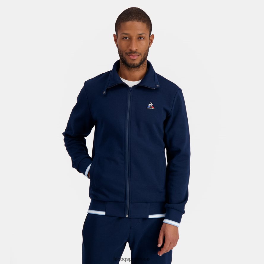 أزرق رجال البلوز مضغوط الأزرق Le Coq Sportif ملابس 2684VH433