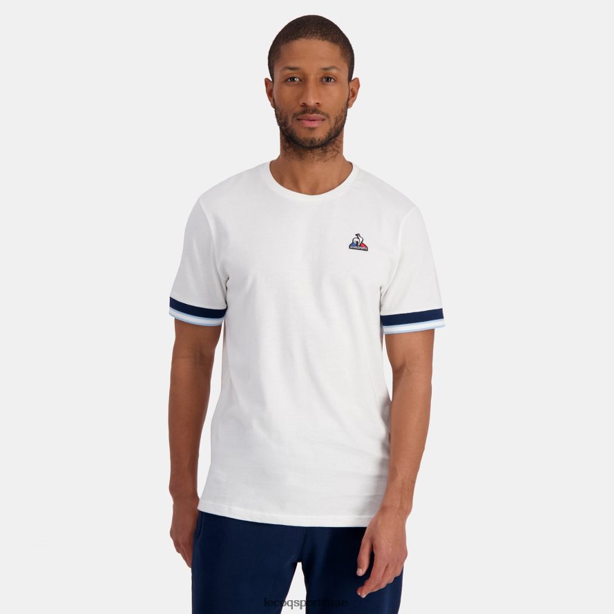 أبيض رجال تي شيرت أبيض Le Coq Sportif ملابس 2684VH434