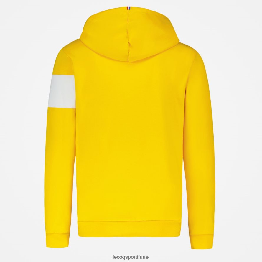 أصفر رجال مقنعين البلوز الأصفر Le Coq Sportif ملابس 2684VH438