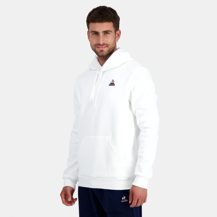 أبيض رجال مقنعين البلوز الأبيض Le Coq Sportif ملابس 2684VH441