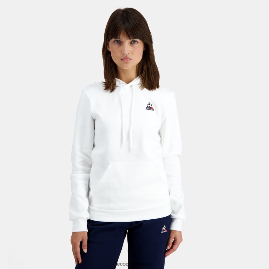 أبيض رجال مقنعين البلوز الأبيض Le Coq Sportif ملابس 2684VH441